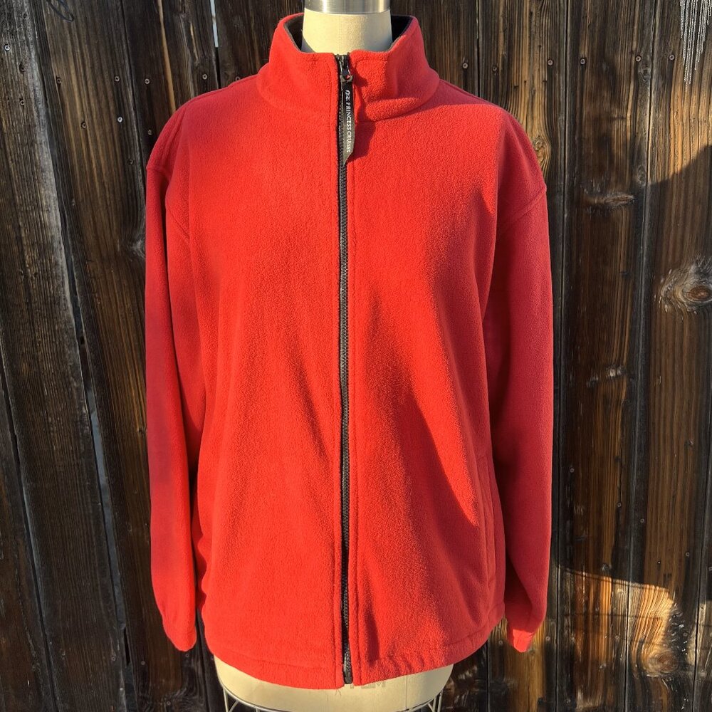 PRINCESS CRUISES Baltic Embroidered Fleece Red Jacket: Men's S; Women's M/L